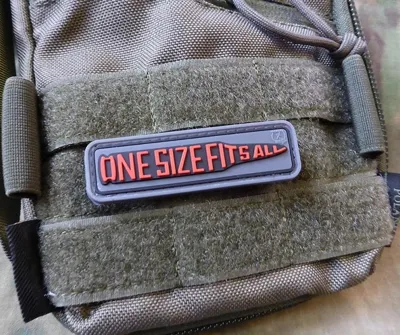 3D Rubber One Size Fits All Patch - JTG