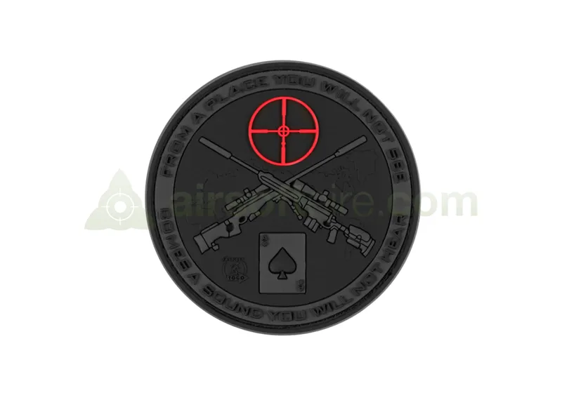 JTG 3D Rubber Sniper Patch · Negro