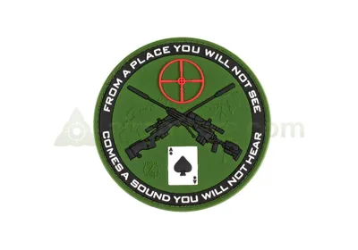 3D Rubber Sniper Patch - Forest - JTG