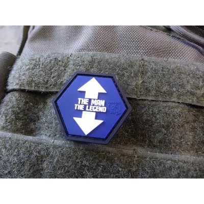 3D Rubber the Man/the Legend Patch - JTG