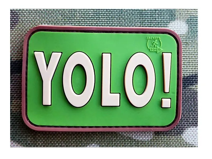 JTG 3D Rubber You Only Live Once Patch · Multicam