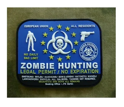 3D Rubber Zombie Hunter - JTG
