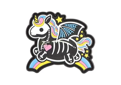 3D Skeleton Unicorn Rubber Patch - JTG