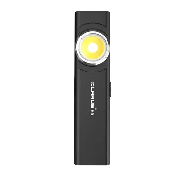 E5 Ultralight Magnetic Dual Flashlight - 600 lm - Klarus