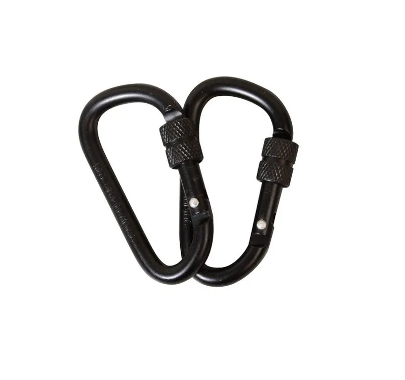 KombatUK Locking Carabiner Pair