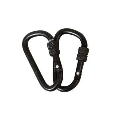 Locking Carabiner Pair - 8mm - KombatUK