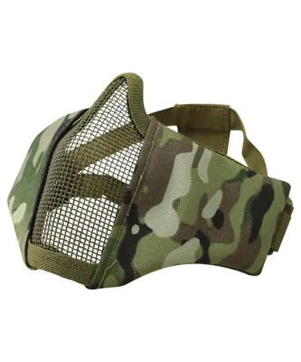Mesh Half Face Mask with Cheek Pads - BTP - KombatUK