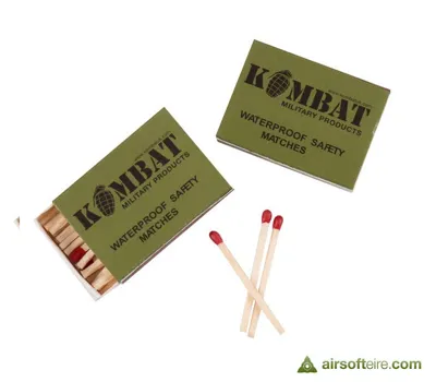 Waterproof Matches - KombatUK