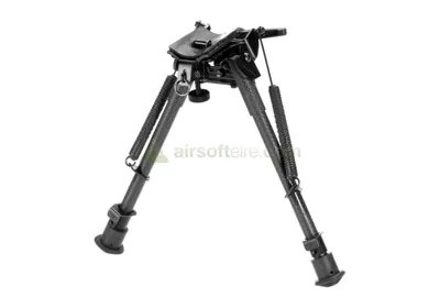 Carbon Fiber 9-13.5" Bipod - QD Stud / RIS 20mm Rail - RokStad
