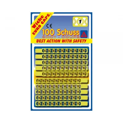 Single Shot Caps for Cap Guns - 100 Shots - Sohni-Wicke