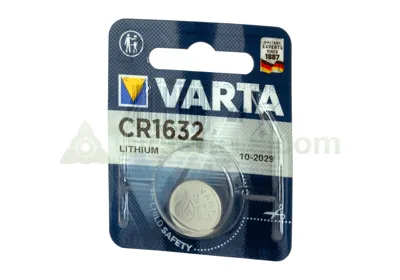CR1632 3V Lithium Cell Battery - Single - Varta