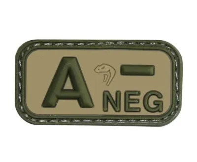 Bloodtype A-Neg Patch - VCAM - Viper
