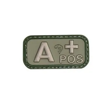 Viper Bloodtype A-Pos Patch · Verde / OD