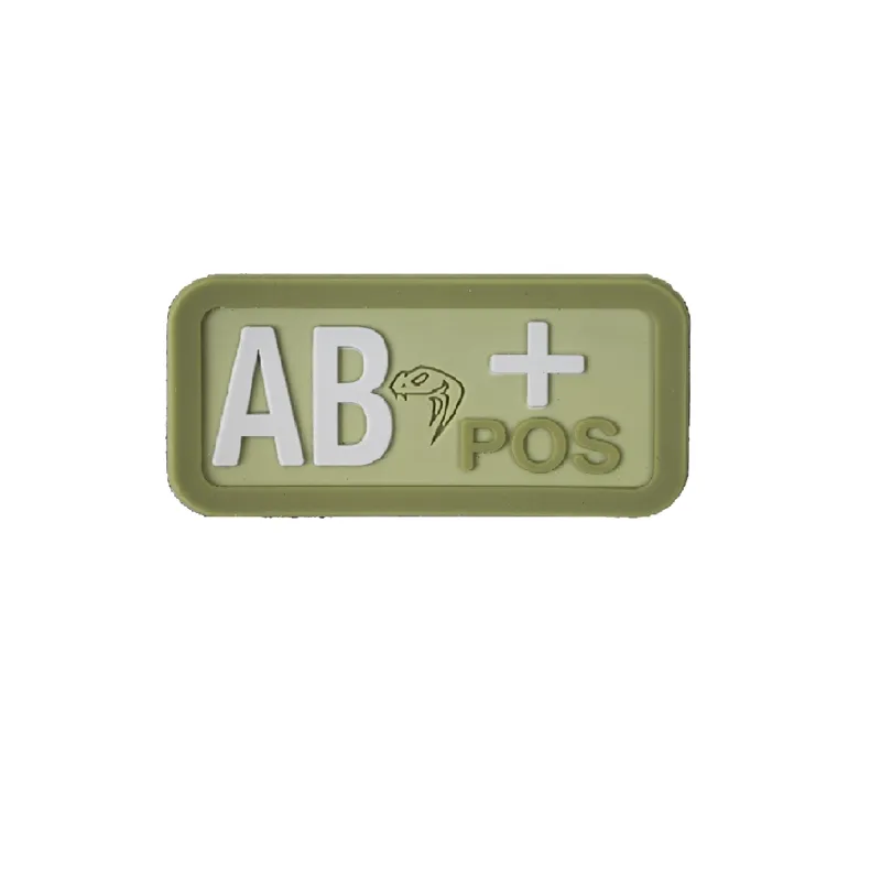 Viper Bloodtype Ab-Pos Patch · Tan / FDE