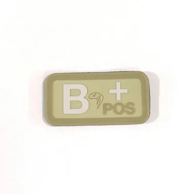 Bloodtype B-Pos Patch - Viper