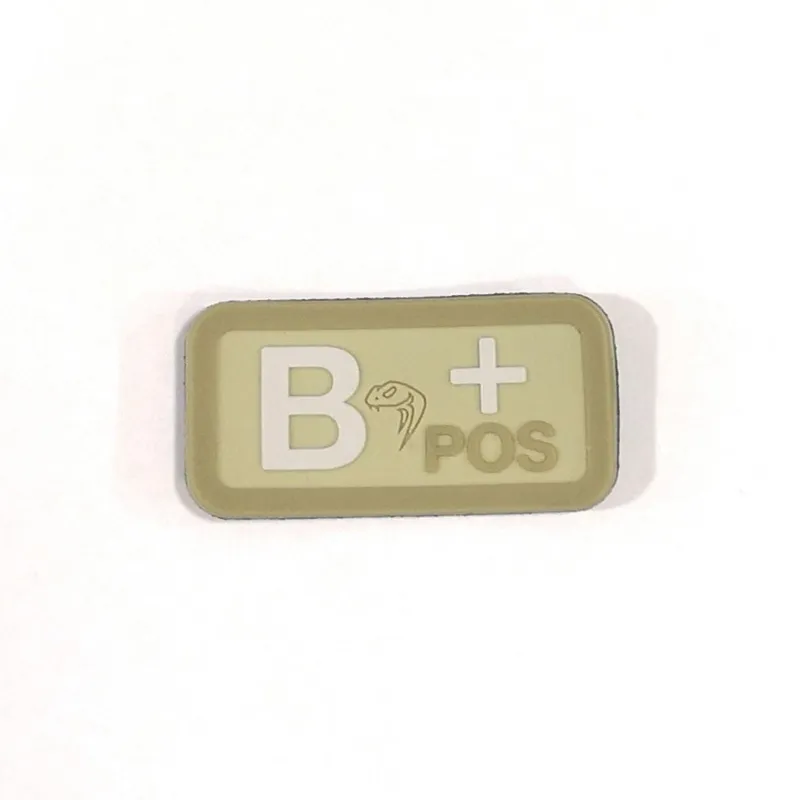 Viper Bloodtype B-Pos Patch · Tan / FDE
