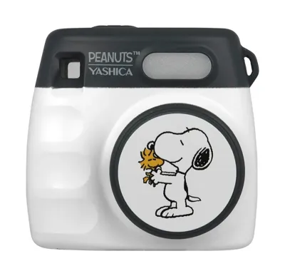 X Peanuts Mini Digital Camera B&w Snoopy World - Yashica