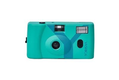MF-1 Snapshot Art Camera y Edition Turquoise with 1 Film 400/24 - Yashica
