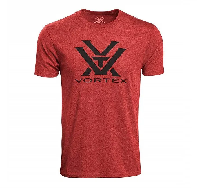Vortex Optics Core Logo T-Shirt - Heather · Rojo