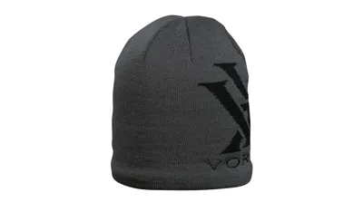 Logo Knit Beanie - Charcoal - Vortex Optics
