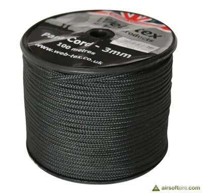3mm Paracord - 100 Metres - Web-Tex