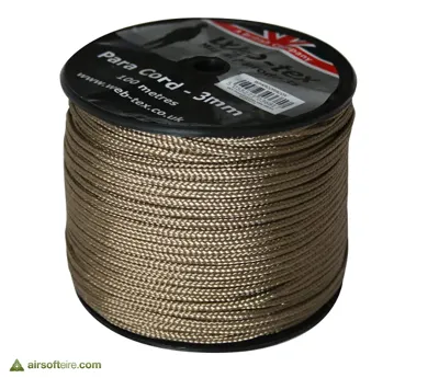 3mm Paracord - 100 Metres - Web-Tex