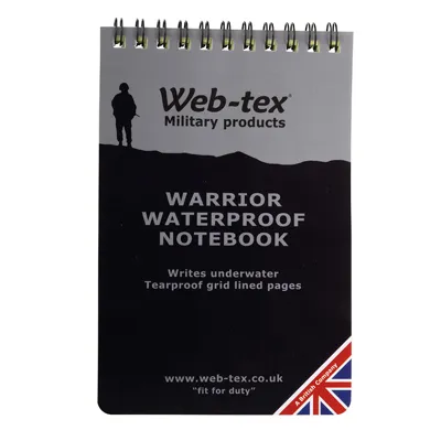 Warrior Waterproof Notebook - Web-Tex