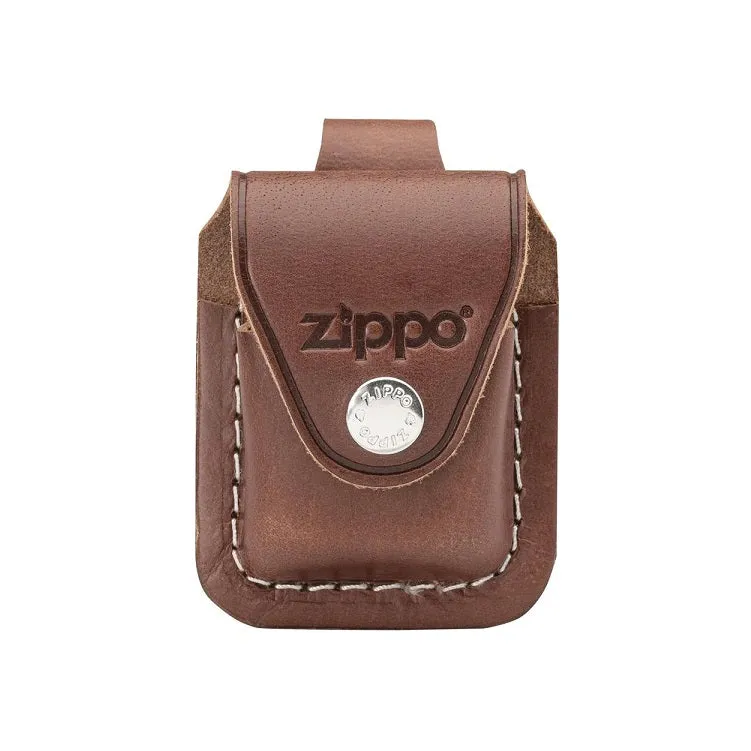 Zippo Lighter Pouch - Leather · Marrón