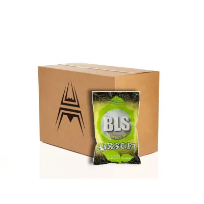 20x BLS BIO BBs 0,20g, 5000 BBs - Wit (Doos) - Airsoft Shop Drenthe