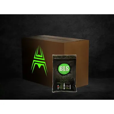 20x BLS BIO Tracer BB'S0,25g, 4000 BBs - Groen Verlichtend (Doos) - Airsoft Shop Drenthe