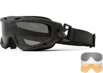 Bril Wiley X Spear Smoke/Clear/Rust Frame - Airsoft Shop Drenthe