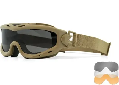 Bril Wiley X Spear Smoke/Clear/Rust Frame - Airsoft Shop Drenthe