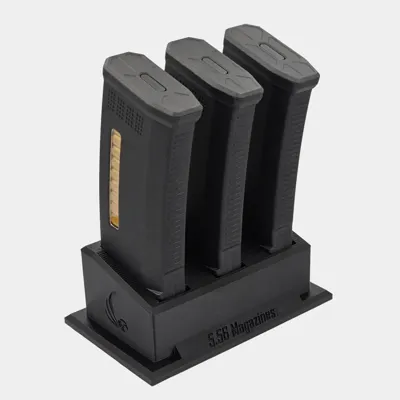5.56 3 Slot Magazine Stand - falcon-airsoft.com