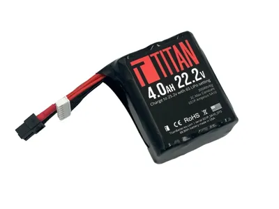 6S 22.2V 4.0Ah Battery Using SA10 Cell - Titan Batteries Europe