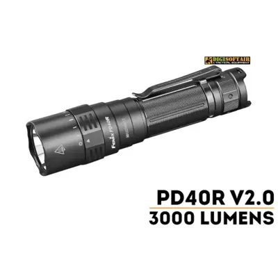 PD40R V2.0 Flashlight 3000 Lumens - Fenix