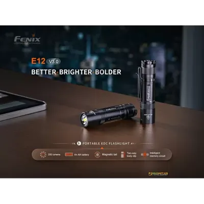 E12 V3.0 Torcia 200 Lumen - Fenix