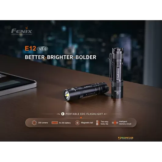 Fenix E12 V3.0 Torcia 200 Lumen