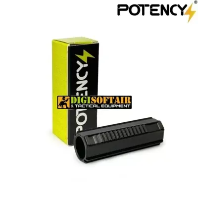 Pistone Carbon 14.5 Denti Acciaio CNC - Potency