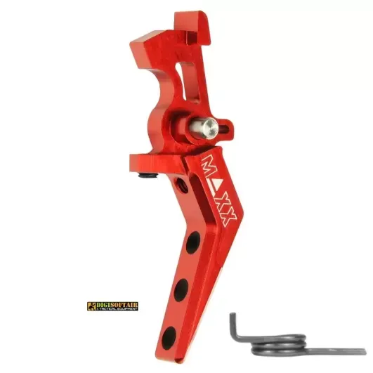 Maxx Model CNC Aluminum Advanced Speed Trigger Style A MX-TRG002SAR · Rojo