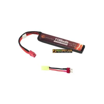 Li-Po Ultra Power 7.4V 1100mAh 20C - 40C Peak (mm 11.2x20x103) EA0141B - Evolution
