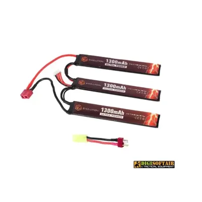 Li-Po Ultra Power 11.1V 1300mAh 20C - 40C EA0150B - Evolution