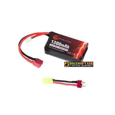 Li-Po Ultra Power 11.1V 1300mAh 20C - 40C Peak (mm 23x35x67) EA0152B - Evolution