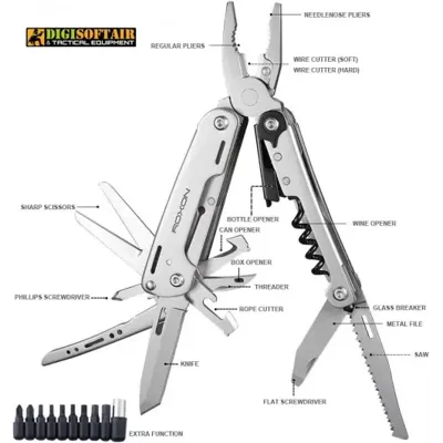 S801S Pinza Multiuso Storm 16 Funzioni EDC Next Version - Roxon