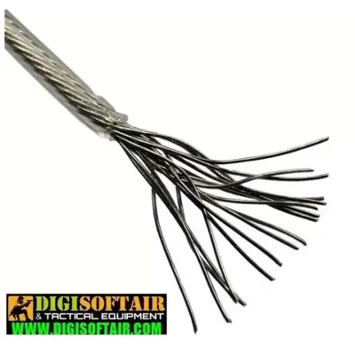FPS Cavo Di Segnale Ad Alta Conduzione Rivestito in FEP con 19 Capillari in Rame Rivestiti in Cromo (W19C) - FPS Softair