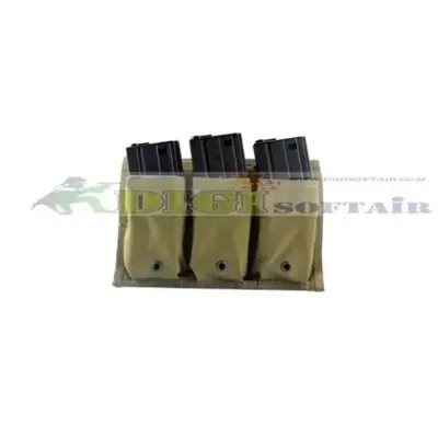 RAV Triple M4M16 MAG Pouch KH - Flyye Industries