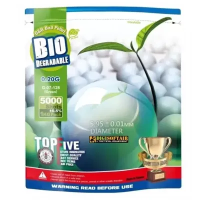 Pallini 0,20g Biodegradabili Verdi 1kg - G&G Armament
