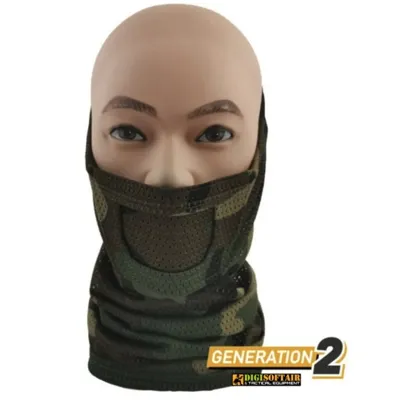 Maschera Face Warrior Wood - Cygnus Armory