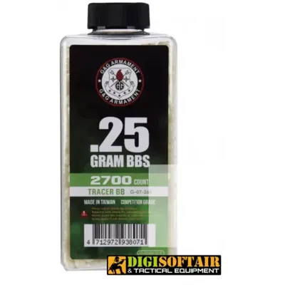 Pallni 0,25g Tracer BB 2700 BB - G&G Armament