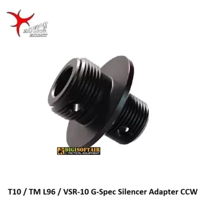 T10 TM L96 VSR-10 G-Spec Silencer Adapter CCW - ACTION ARMY