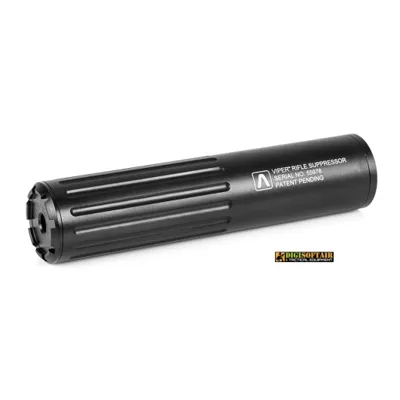 Silenziatore CNC VIPER 180x40 mm con Prolunga per Canna - AirsoftPro